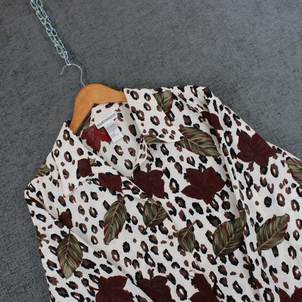 Martinique Vintage Button Down Blouse